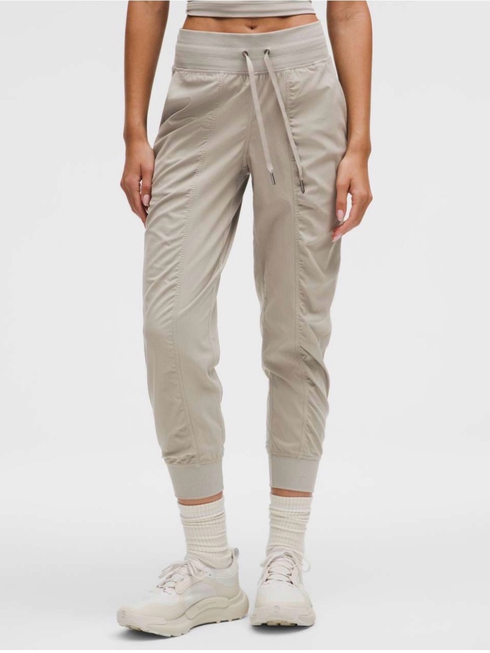 Lululemon Dance Studio Mid-Rise Jogger 7/8 Length Warm Ash Grey W5ENLS Sz 4 NWOT